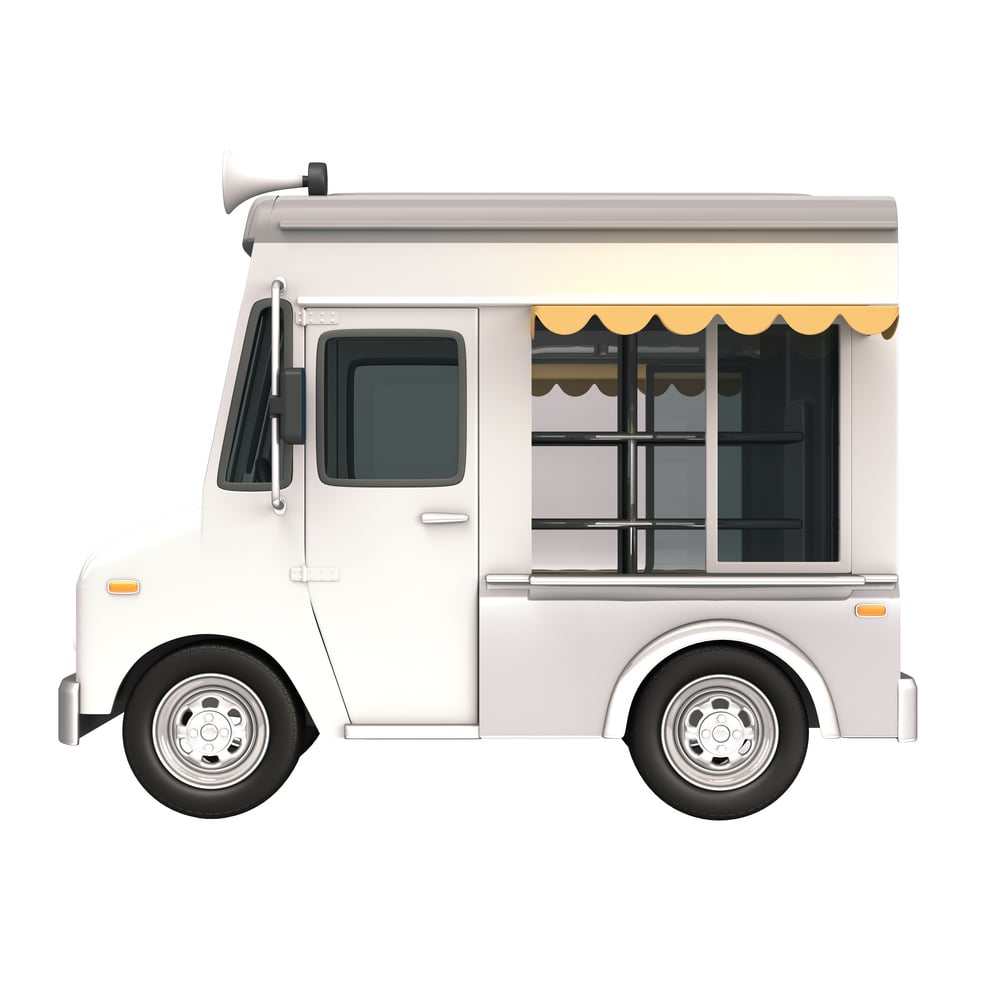 Food truck white